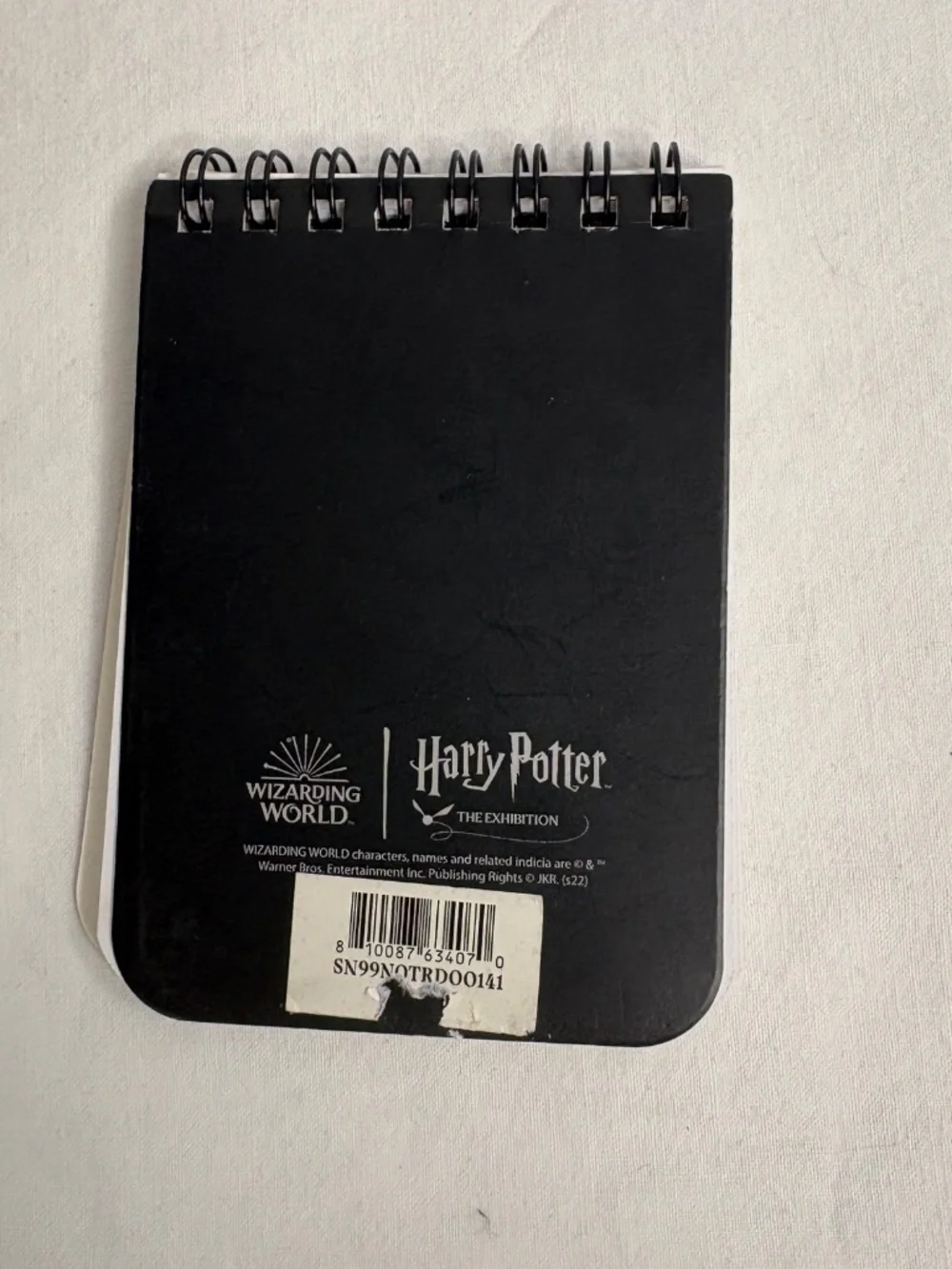 Harry Potter Wizarding World Gryffindor Spiral Note Book Novelty Spiral 4x3” New